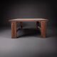 Table basse en chêne par Esko Pajamies pour Asko, Finlande, années 1960.