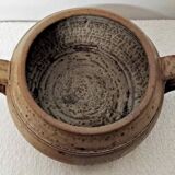 Vintage Signed Stoneware Soup Tureen with Handles