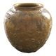Vase boule relief cratère