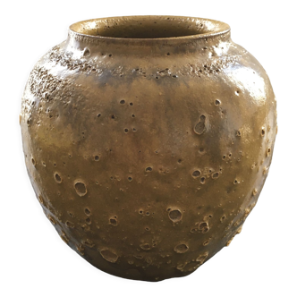 Vase boule relief cratère