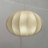 Modern mid-century Cocoon pendant lamp by Friedel Wauer for Goldkant Leuchten, Germany, 1960s.