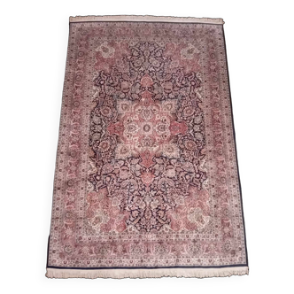 Handmade cashmere silk rug 282×186cm