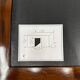 Classic English Desk with Black Leather