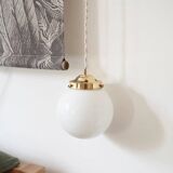White opaline lamp