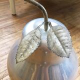 Sceau à glaçon « poire » en métal argenté