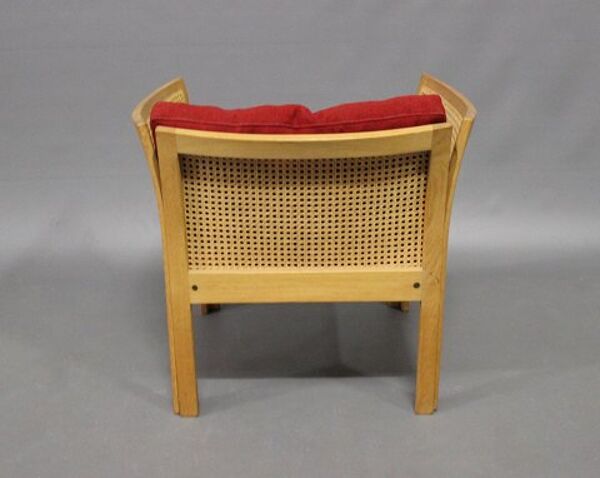 Paire de fauteuils en chêne conçus par Illum Wikkelso et fabriqués à la Silkeborg Furniture Factory 1960