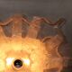 Angelo Brotto wall lamp sculpture panel for Esperia Italy 1970