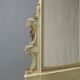 Antique neoclassical mirror in lacquered wood, 19th century