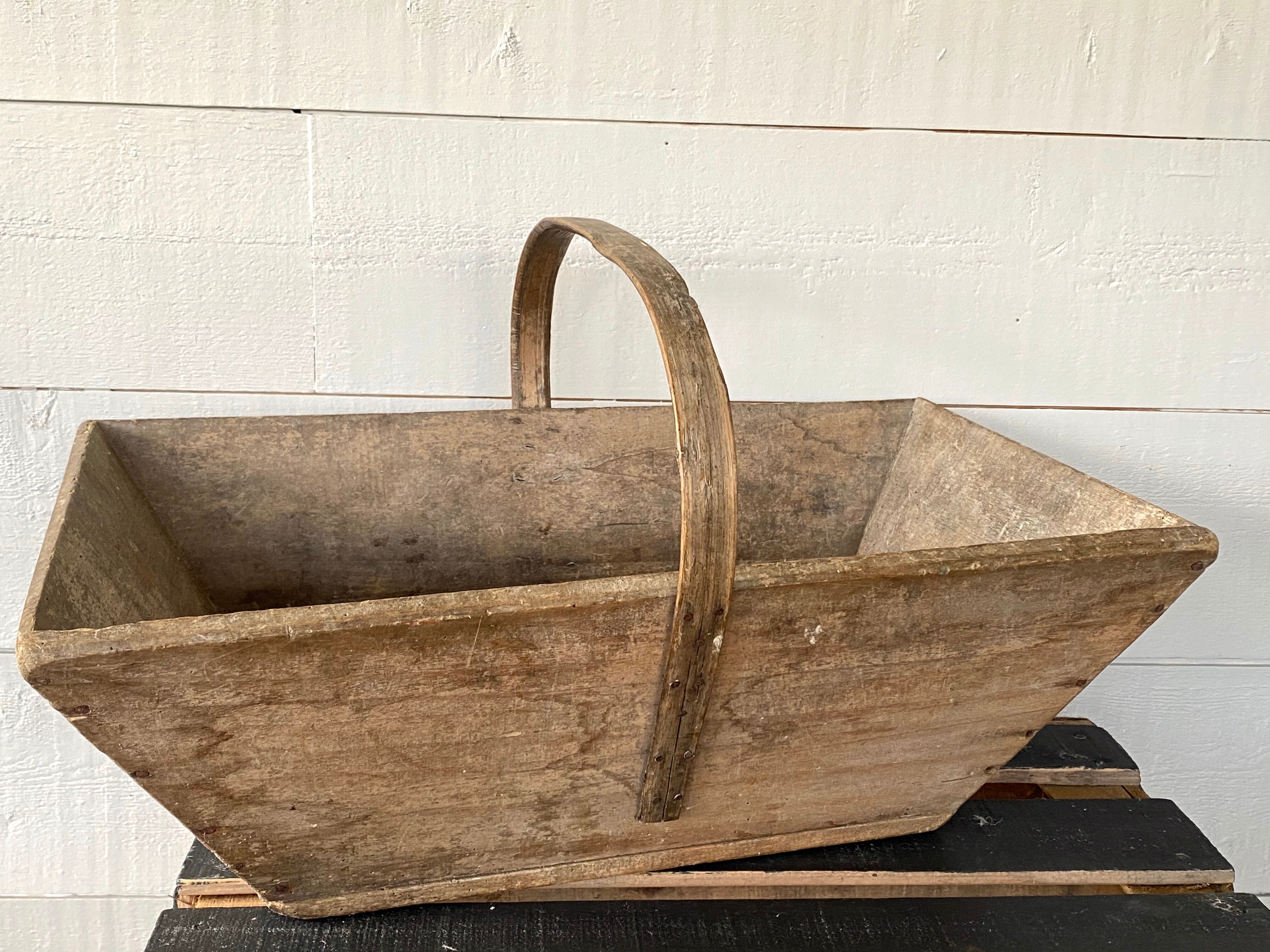 Wooden basket