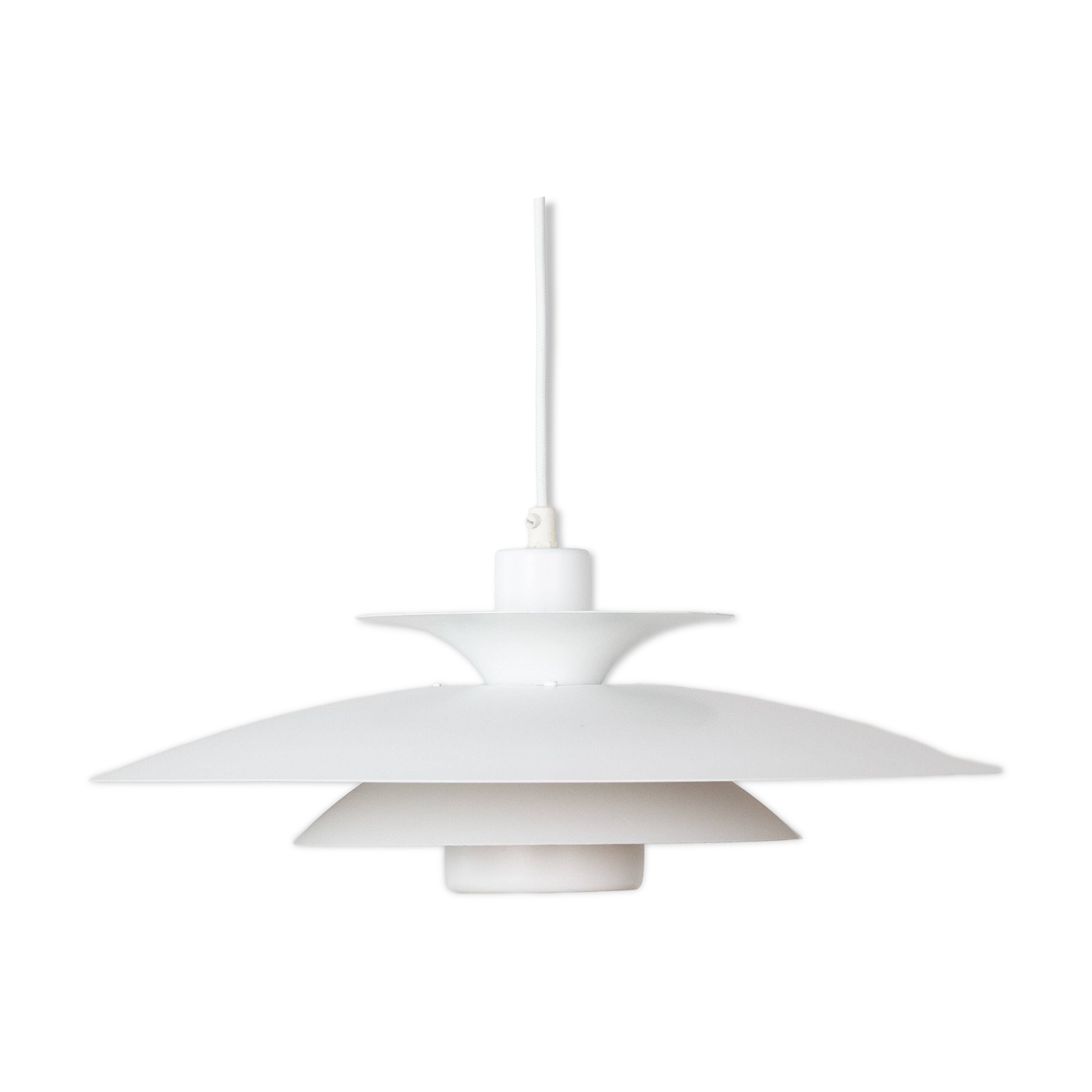 Danish vintage pendant lamp Donau by Kurt Wiborg, Jeka, 1980s