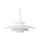 Danish vintage pendant lamp Donau by Kurt Wiborg, Jeka, 1980s
