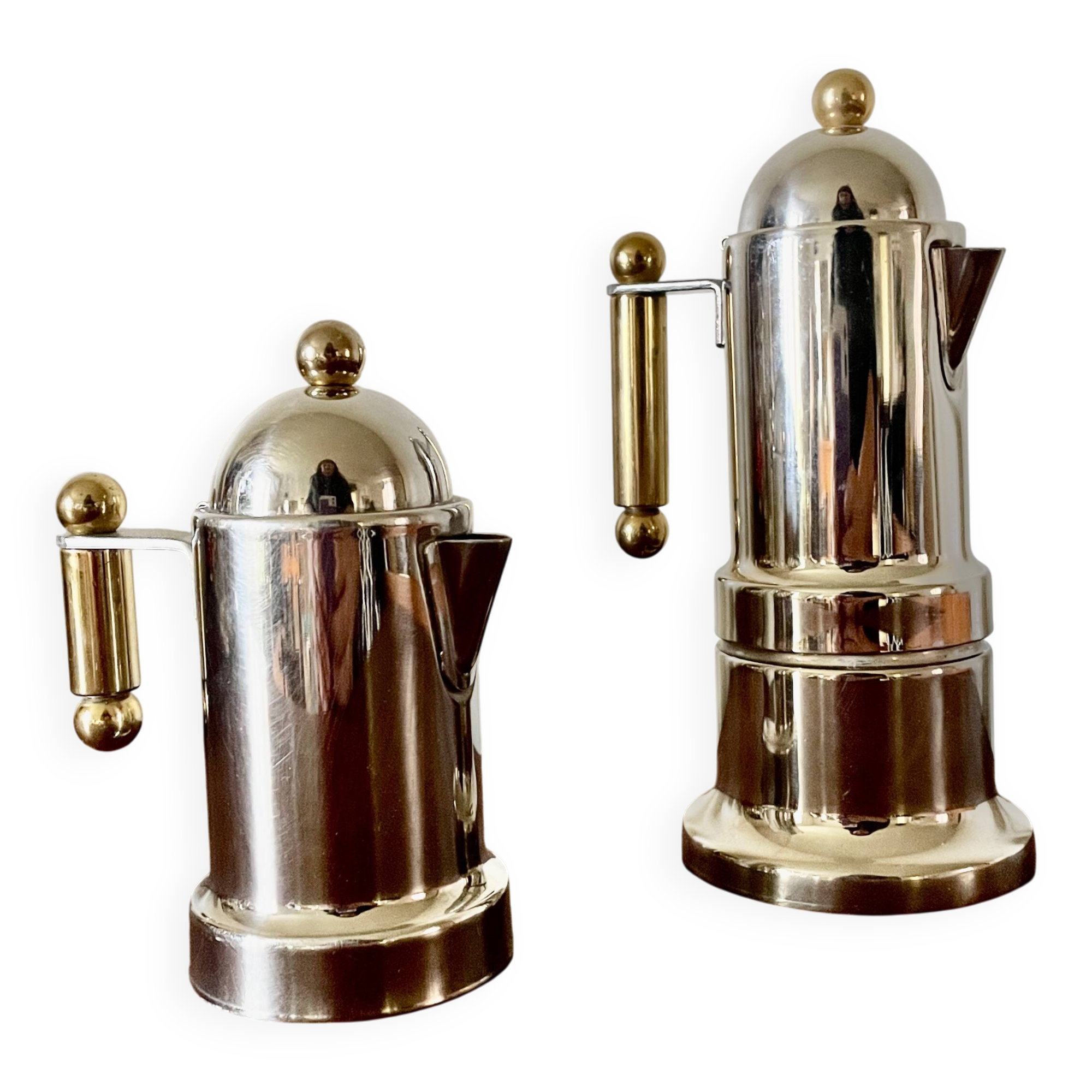 Vev Vigano Kontessa 1-cup cafetière, kettle, Italy