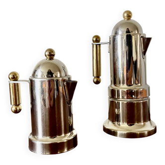 Vev Vigano Kontessa 1-cup cafetière, kettle, Italy