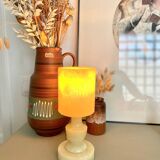 Small vintage alabaster floor lamp