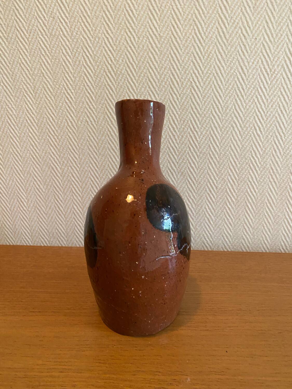 Handmade terracotta vase
