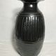 Former Hohwiller carved black stamped & signed 1989 vintage ceramic vase