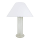 Table lamp signed by Karl Springer with a frosted glass base, 1970s.
