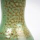 Eugène Lion, stoneware vase from Puisaye, Carriès school, turquoise glaze.