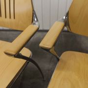 Lot of 6 "Golf" model chairs designed by Francesco Zaccone for the Brunner brand