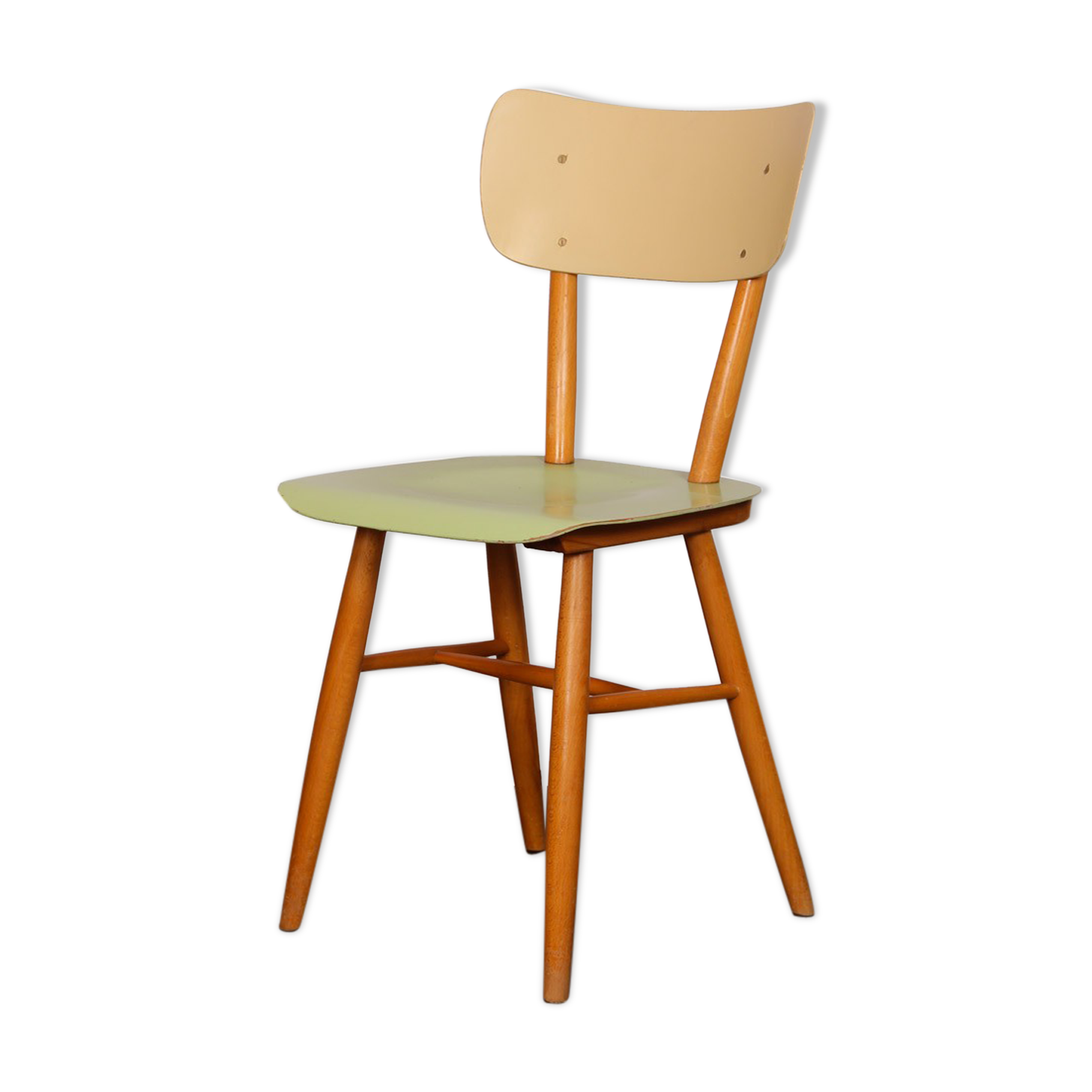Chaise vintage en bois pour le fabricant Ton, 1960
