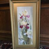 Oil on cardboard The Irises