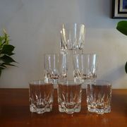 6 glasses of crystal whisky of Arques - Model Cheverny - 30 cl in box