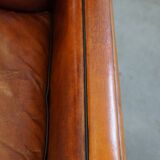 Set of 2 armchairs made of sheep leather