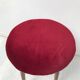 Tabouret de piano tissu velours vintage