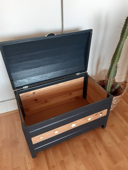 Wooden storage box