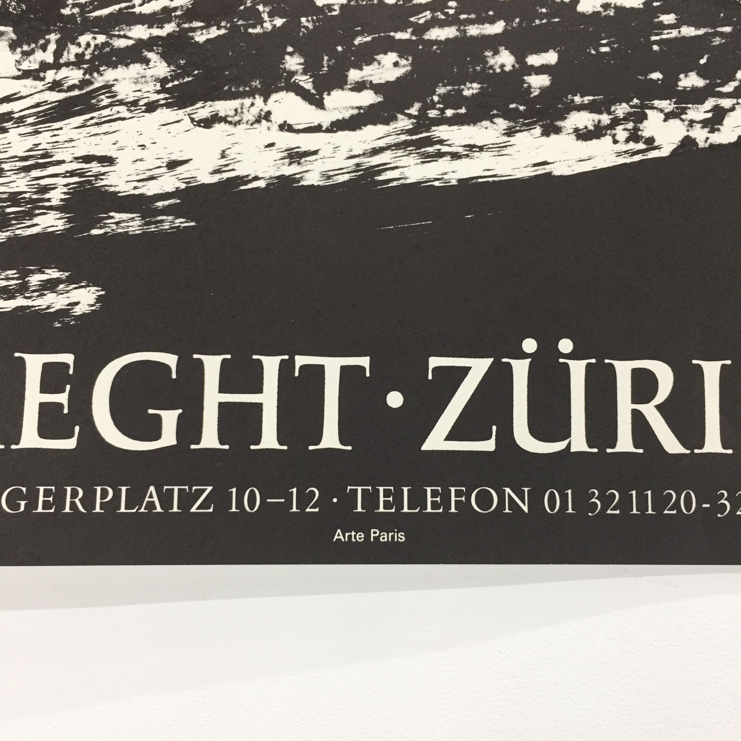 Poster exhibition REBEYROLLE, Galerie MAEGHT - Zurich (1974).