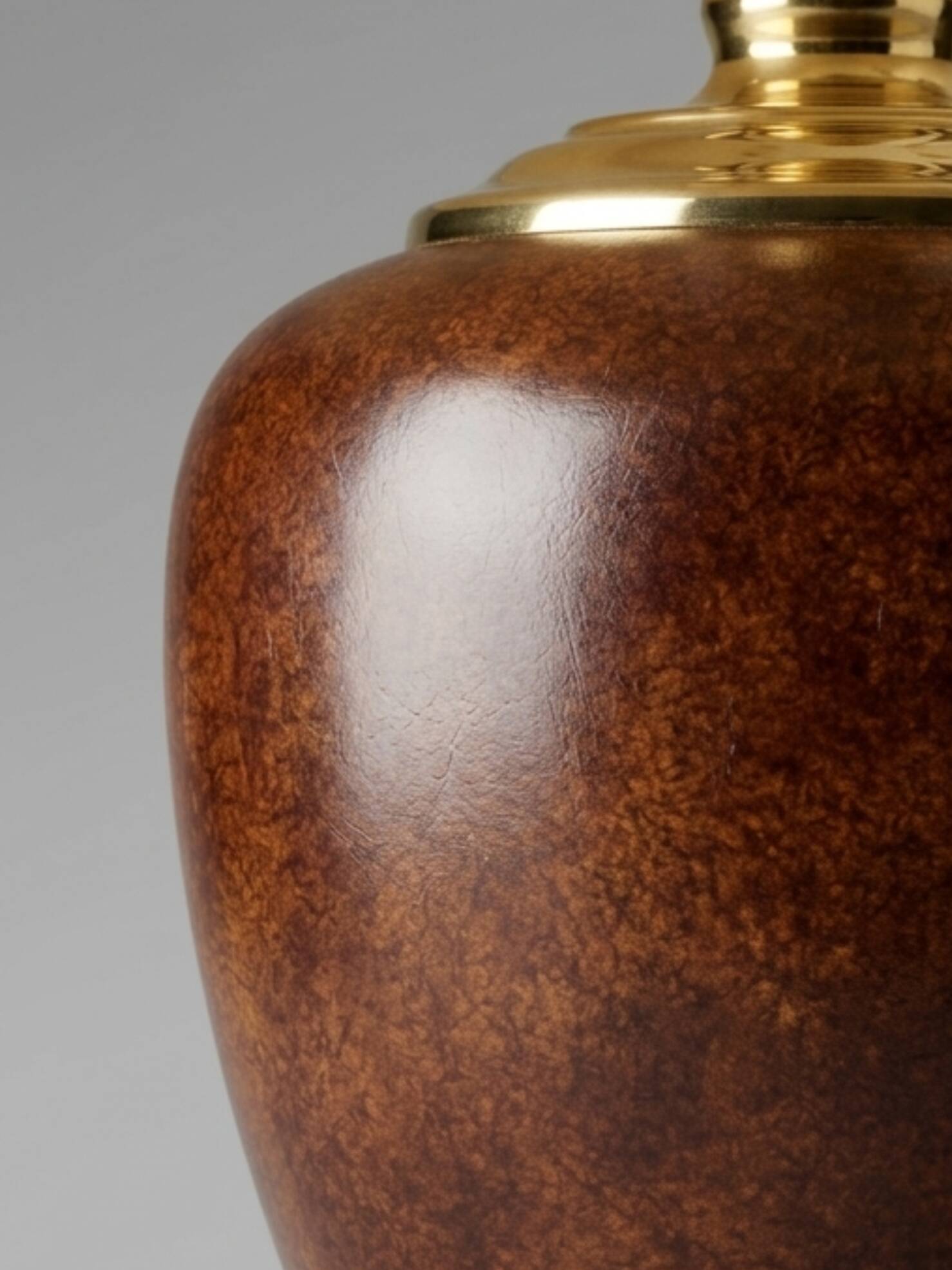 Deknudt table lamp – Brass & ceramic – Neoclassical style – Ref 3615/1