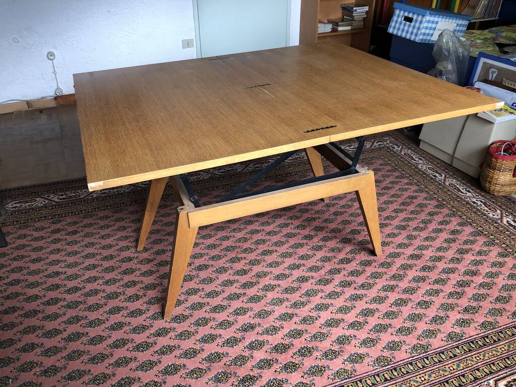 Vintage 60s transformable table