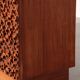 Contemporary pair of Brutalist sideboards made of solid wood