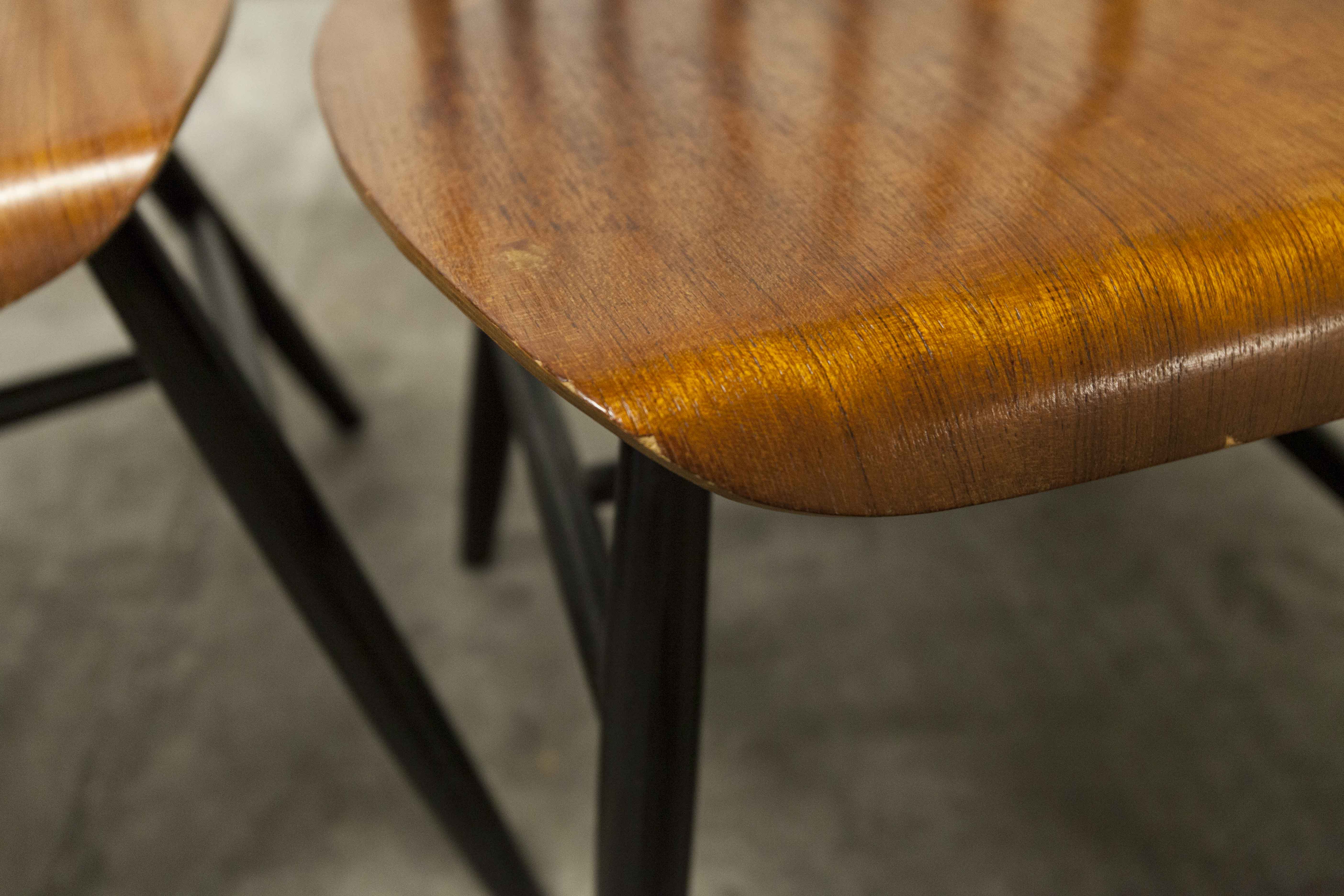 Set of 4 Fanett chairs by IImari Tapiovaara 1960