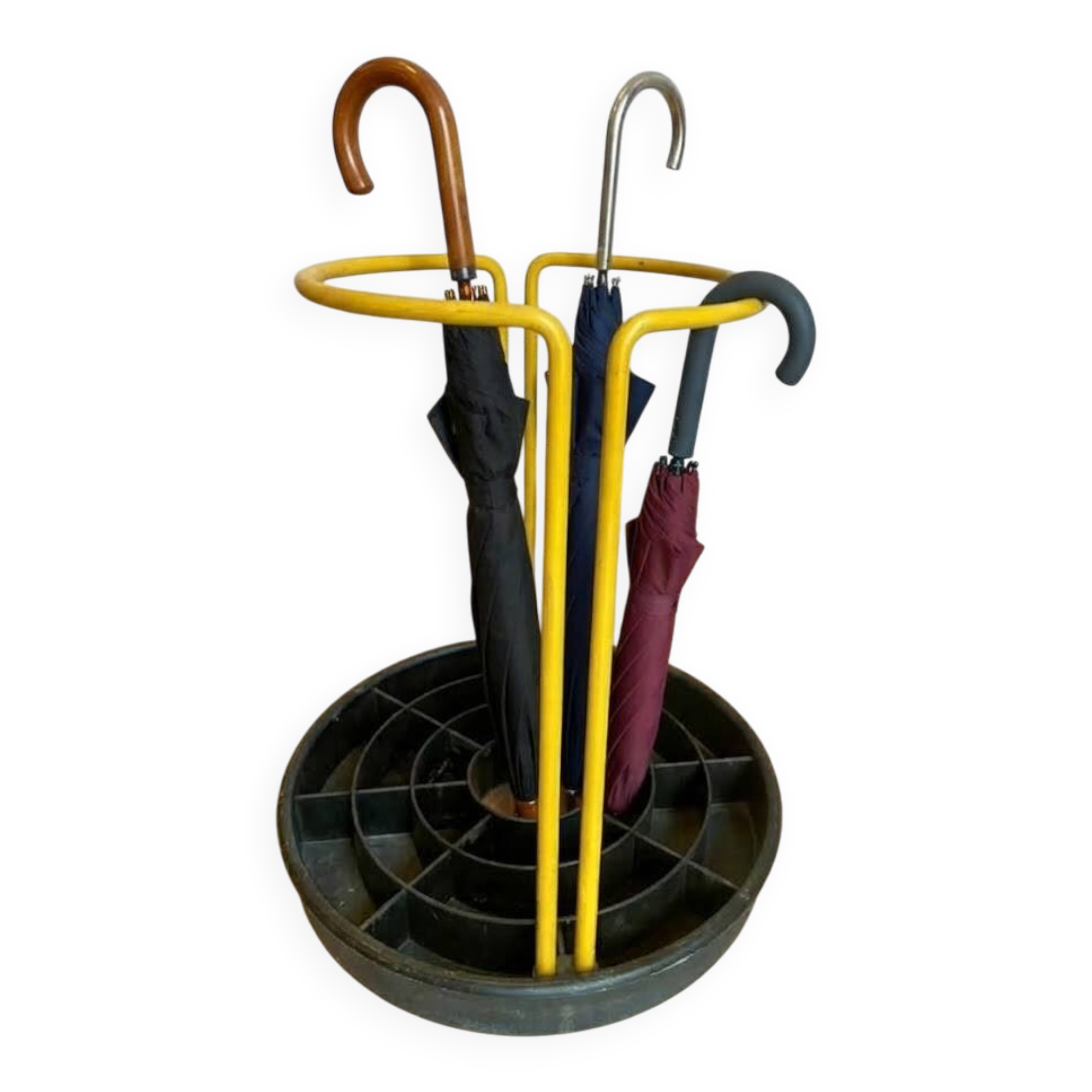 Vintage Italian umbrella stand Seccose Space Age 1970s