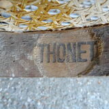 High baby chair, Thonet 1890, bistro, canned