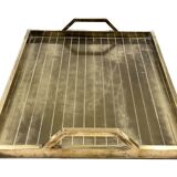 Hollywood regency brass tray, Italy 1970s