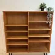 Scandinavian Oak Library by Carlo Jensen for Hundevad & Co