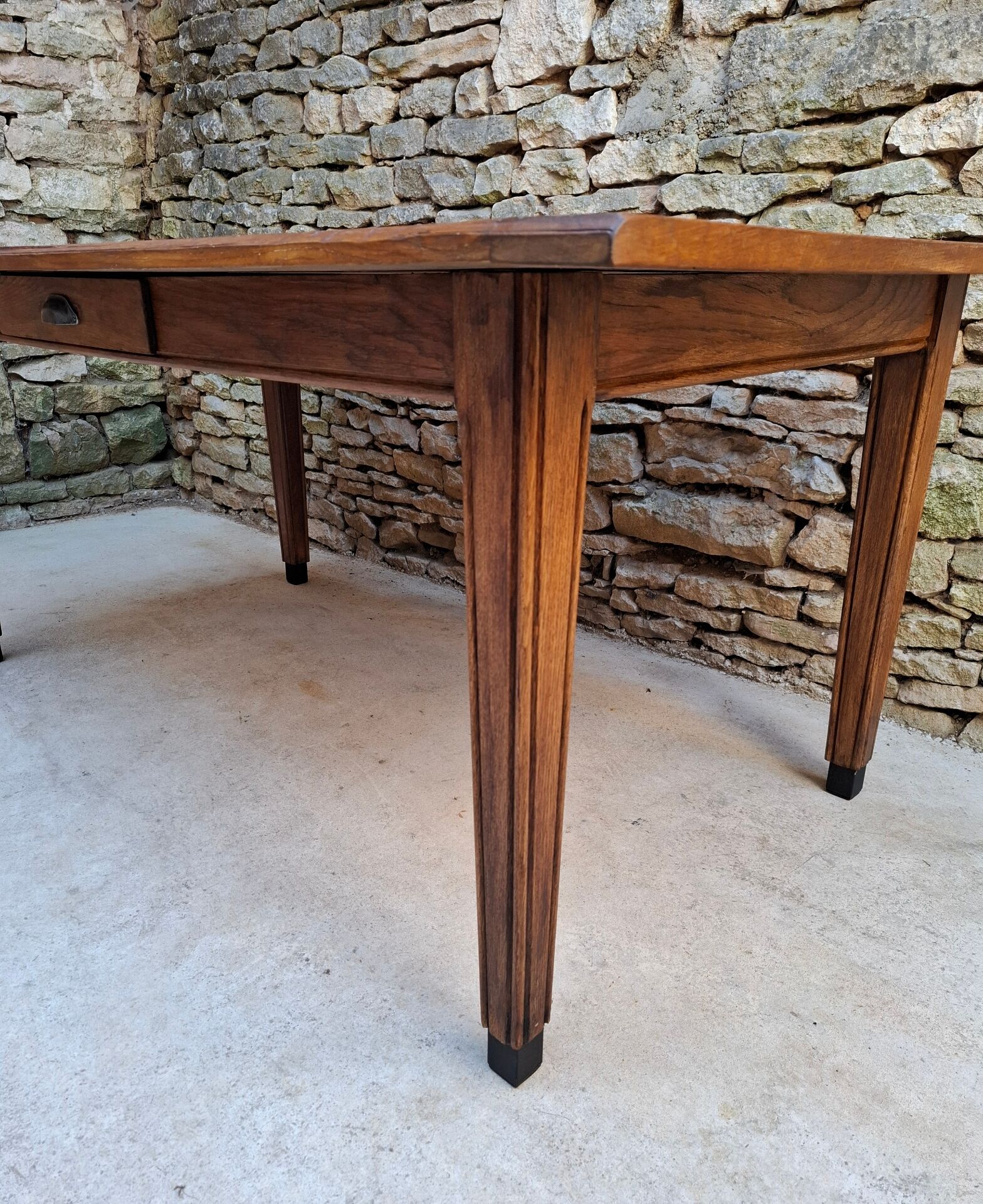 Table de ferme en chêne, 176 x 99 cm