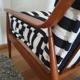 Pair of Scandinavian armchairs 50-60s