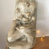 Bust of a little girl signed Gustave Van Vaerenbergh