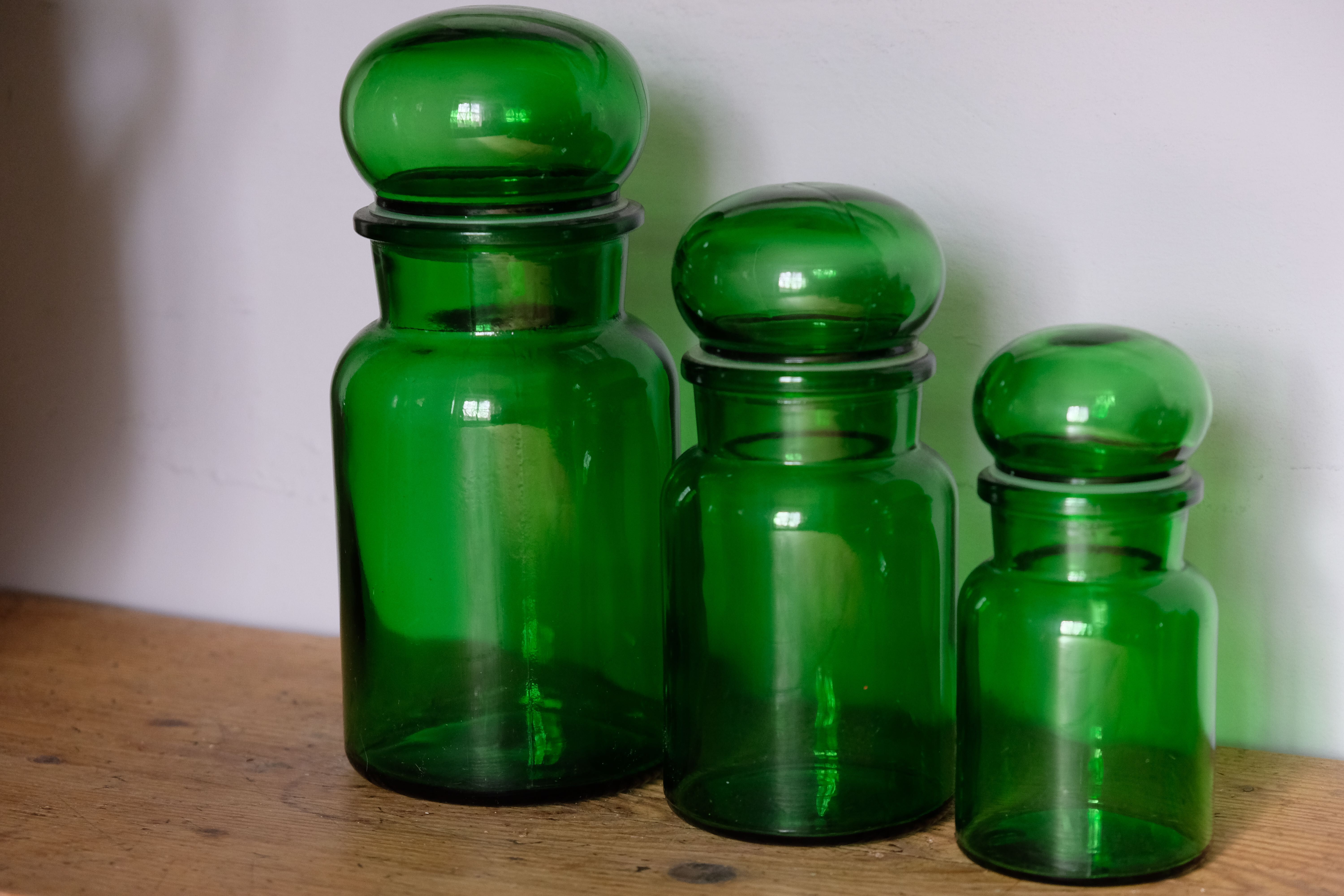 Set bottle apothecary vintage pharmacy