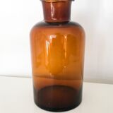 Amber apothecary flask