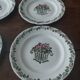 Choisy le Roi ironstone dessert plates, set of four