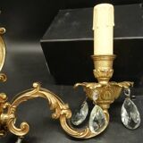 Pair of sconces with Louis XV style tassels