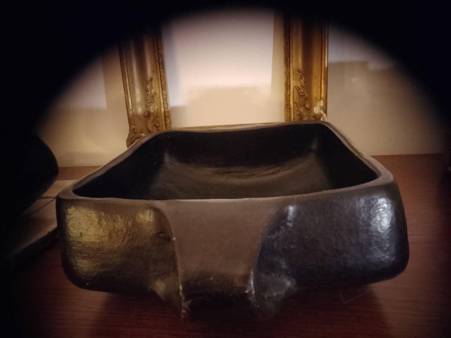 Chamba square black earth dishes