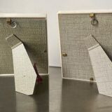 Pair vintage bakelite frames 14.5 cm x 12.5 cm
