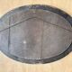 Edwardian Oval Wall Mirror Bevelled Edge
