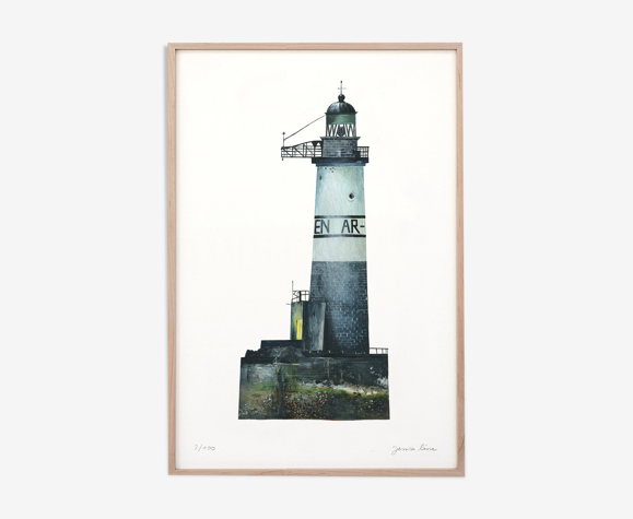 "Solange" le phare, tirage d'art 20/30cm
