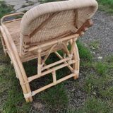 Wicker armchair